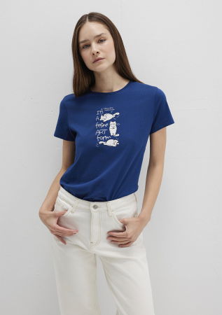 Футболки и Топы - Mavi Футболка Navy Semi Slim