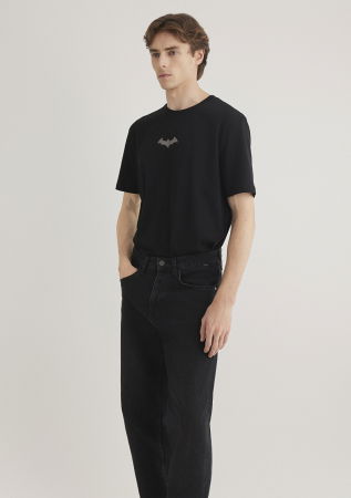 BARBATI - Mavi Tricou Negru  Barbati