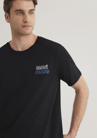 Tricouri si Polo - Mavi Tricou Negru  Barbati