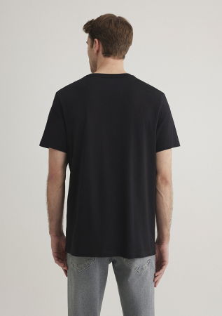 BARBATI - Mavi Tricou Negru  Barbati