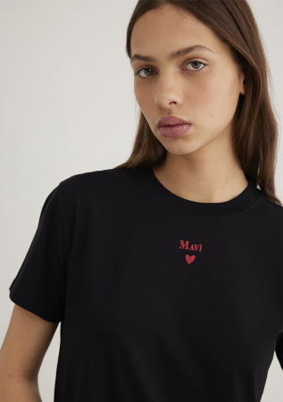 Tricouri si Topuri - Mavi Tricou Negru  Femei