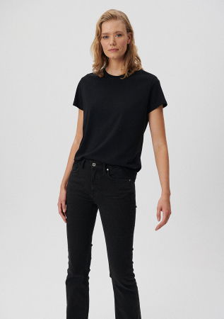 ОДЕЖДА - Mavi Футболка Negru Regular