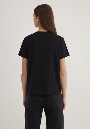 FEMEI - Mavi Tricou Negru  Femei