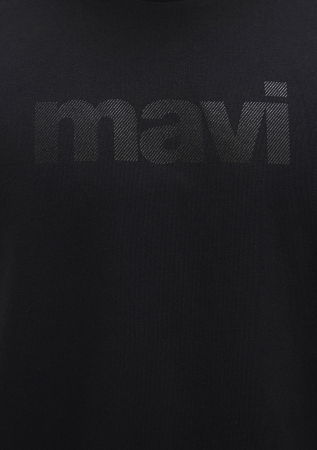 Mavi Футболка Negru Loose [6]