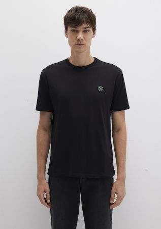 BARBATI - Mavi Tricou Negru Loose Barbati