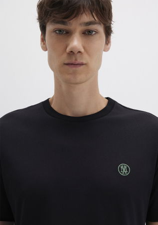 Mavi Tricou Negru Loose Barbati [5]