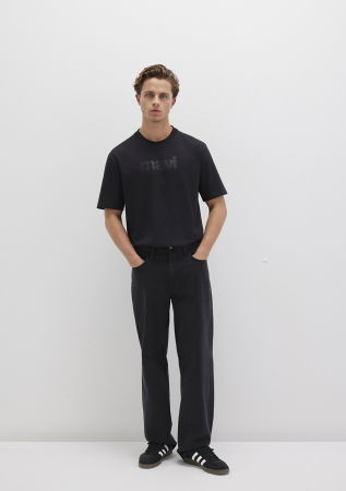 IMBRACAMINTE - Mavi Tricou Negru Loose Barbati