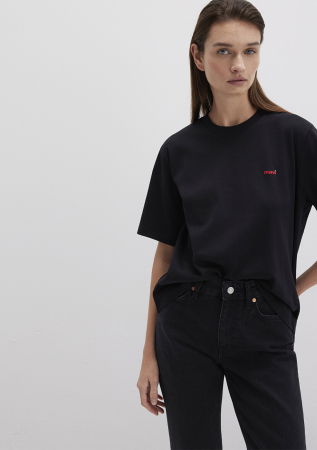 Tricouri si Topuri - Mavi Tricou Negru Regular Femei