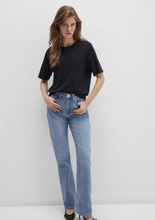 Mavi Tricou Negru Regular Femei [1]