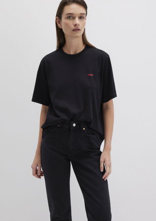 Tricouri si Topuri - Mavi Tricou Negru Regular Femei