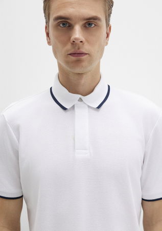 Mavi Tricou Polo Alb  Barbati [4]