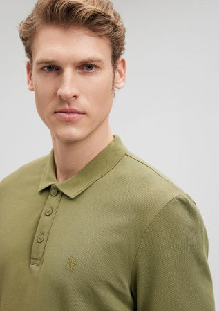 Mavi Tricou Polo Verde Masliniu Slim Barbati [5]