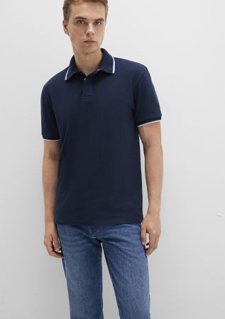 BARBATI - Mavi Tricou Polo Navy  Barbati