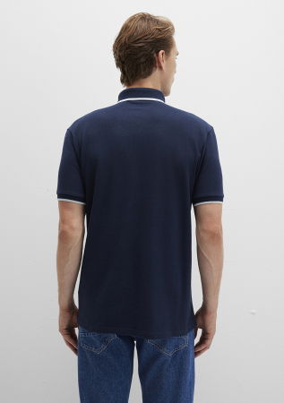 BARBATI - Mavi Tricou Polo Navy  Barbati