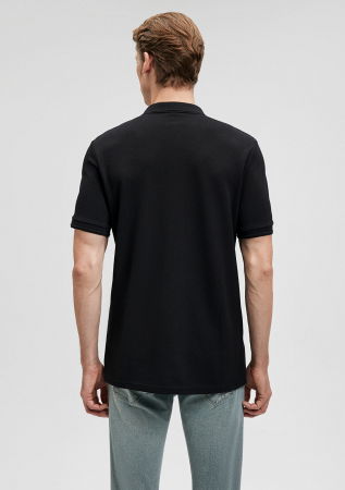 BARBATI - Mavi Tricou Polo Negru  Barbati