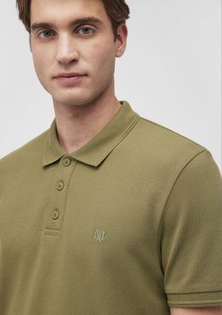 Mavi Tricou Polo Verde Masliniu Slim Barbati [4]