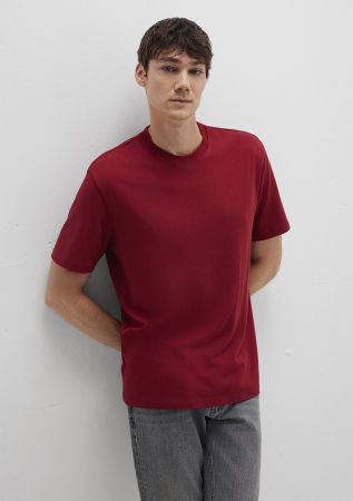 IMBRACAMINTE - Mavi Tricou Rosu Loose Barbati