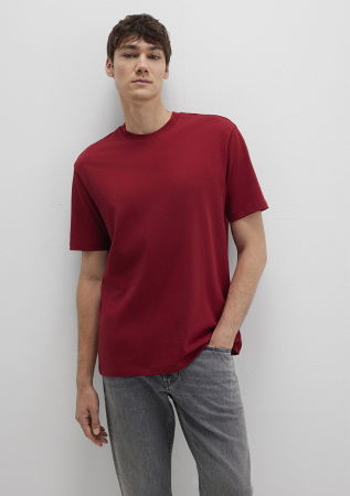 IMBRACAMINTE - Mavi Tricou Rosu Loose Barbati