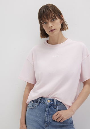 FEMEI - Tricou Roz Deschis Loose Femei