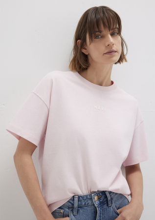 FEMEI - Tricou Roz Deschis Loose Femei