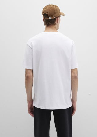 BARBATI - Mavi Tricou Alb  Barbati