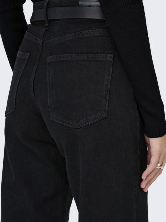 Wide Leg - Only Blugi Negri JUICY Wide Femei