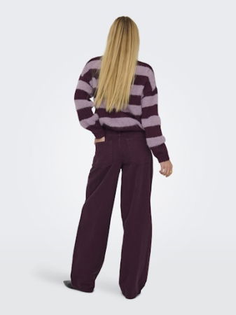 JEANS - Only Blugi Rosii-Visiniii GIANNA Femei