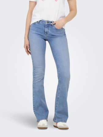 JEANS - Only Blugi Albastri BLUSH Flared Femei