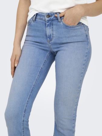 JEANS - Only Blugi Albastri BLUSH Flared Femei