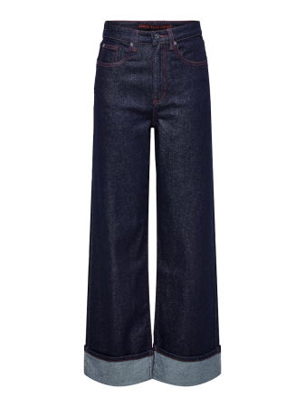 Wide Leg - Only Blugi Indigo Bottom Femei