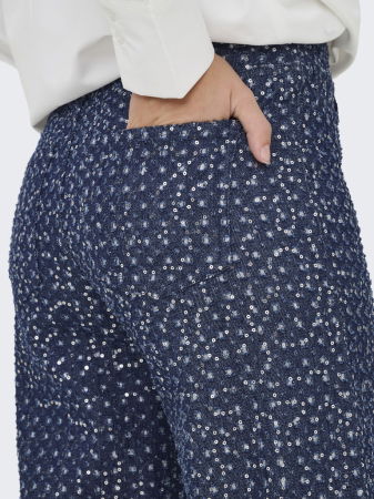 Wide Leg - Only Blugi Navy EVITA Wide Femei