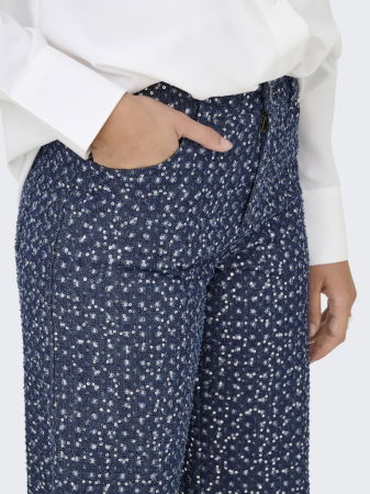 Wide Leg - Only Blugi Navy EVITA Wide Femei