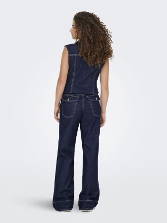 Wide Leg - Only Джинсы Dark Blue Denim LINEA Wide