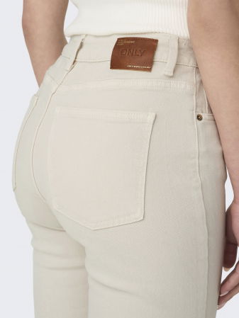 Only Женские Джинсы Бежевые EMILY Straight [5]