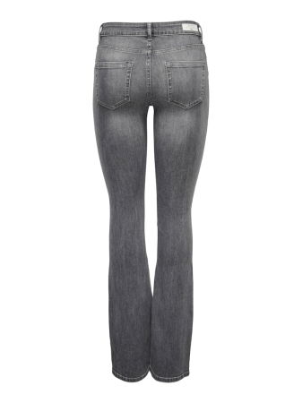 Only Blugi Gri Deschis BLUSH Flared Femei [6]