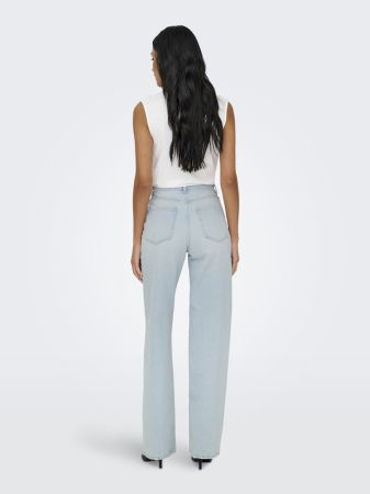 JEANS - Only Blugi Albastri JUICY Wide Leg Femei