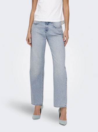 ЖЕНЩИНЫ - Only Женские Джинсы Светло-Синие Bottom Straight