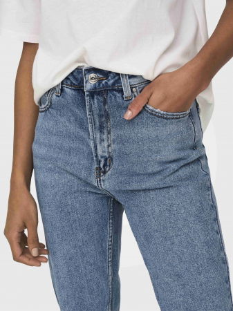 FEMEI - Only Blugi Albastri EMILY Straight Femei