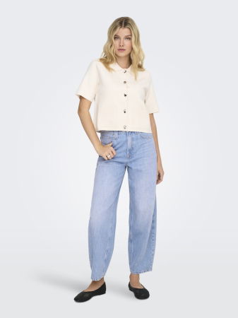 JEANS - Only Blugi Albastri FRANKIE Barrel Femei