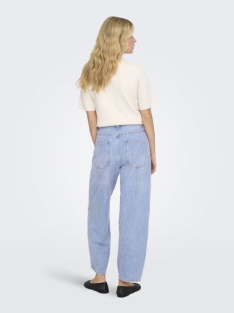 JEANS - Only Blugi Albastri FRANKIE Barrel Femei