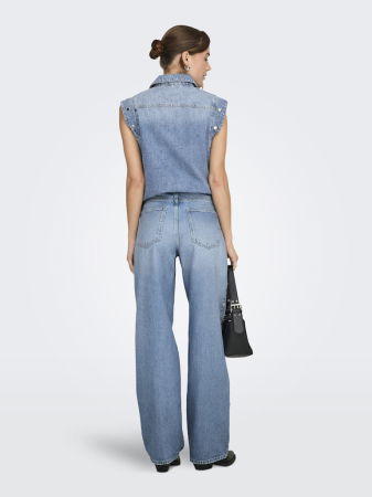 FEMEI - Blugi Albastri GIANNA Balloon Femei