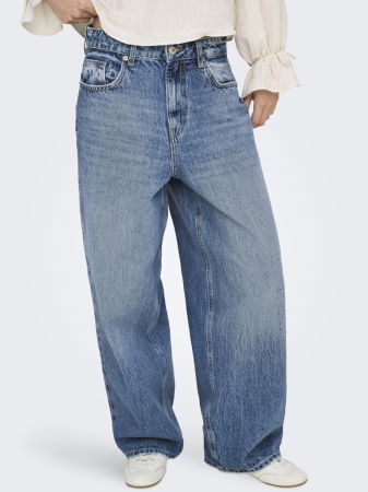 JEANS - Only Blugi Albastri AMBER Baggy Femei
