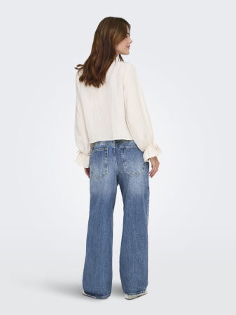 Baggy - Only Blugi Albastri AMBER Baggy Femei