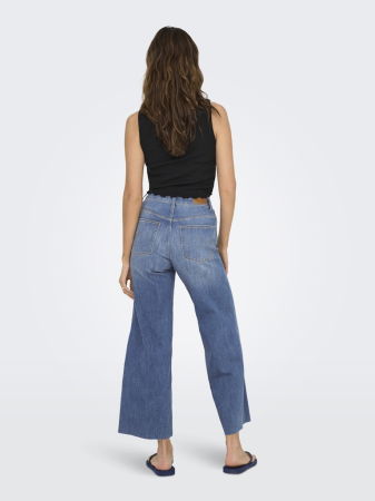 ЖЕНЩИНЫ - ONLY Женские Джинсы Medium Blue Denim Bottom Cropped