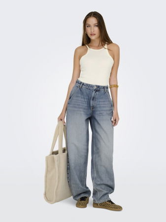 ЖЕНЩИНЫ - Only Джинсы Medium Blue Denim GIA Baggy