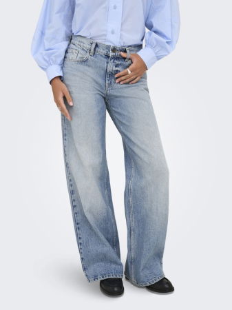 ЖЕНЩИНЫ - Only Джинсы Medium Blue Denim HOPE Wide