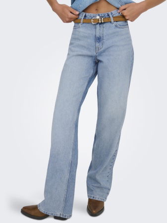 JEANS - Only Blugi Albastri MADDIE Wide Leg Femei