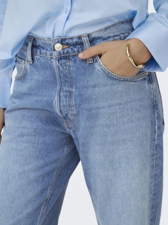 JEANS - Only Blugi Albastri MURPHY Straight Femei
