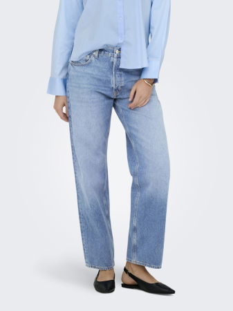 JEANS - Only Blugi Albastri MURPHY Straight Femei
