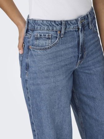 JEANS - Only Blugi Albastri SILKY Wide Leg Femei